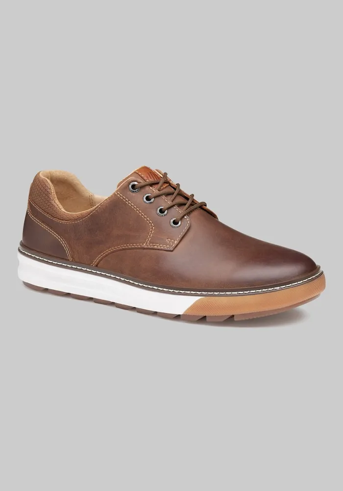 Johnston & Murphy Men's McGuffey Lug Sole Lace Ups at Jos. A. Bank, Tan, D Width - Shoes