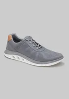 Johnston & Murphy Men's Activate U-Throat Sneakers, Grey, 10 D Width