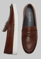 Men's Jos. A. Bank Penny Loafers at Bank, Brown, D Width - Shoes