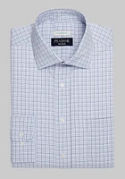 Men's Traveler Collection Tailored Fit Spread Collar Multi Check Dress Shirt at Jos. A. Bank, X