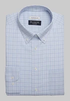 Men's Big & Tall Traveler Collection Traditional Fit Button-Down Collar Plaid Dress Shirt at Jos. A. Bank, X