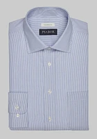 Men's Jos. A. Bank Tailored Fit Spread Collar Stripe Dress Shirt at Bank, Blue, X