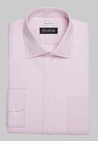 Men's Big & Tall Jos. A. Bank Traditional Fit Spread Collar Textured Solid Dress Shirt at Bank, Pink, X