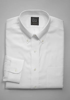 Men's Traveler Collection Traditional Fit Button-Down Collar Dress Shirt at Jos. A. Bank, X