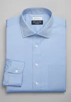 Men's Traveler Collection Traditional Fit Solid Dress Shirt at Jos. A. Bank, Original Blue, X