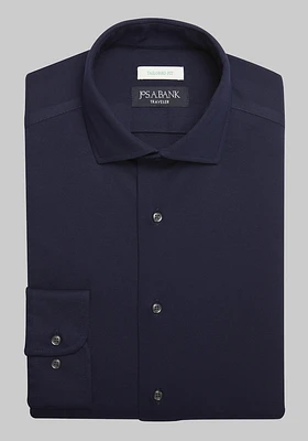 Men's Traveler Collection Tailored Fit Spread Collar Coolmax Knit Dress Shirt at Jos. A. Bank, X