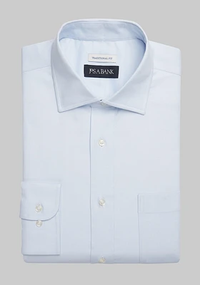 Men's Big & Tall Jos. A. Bank Traditional Fit Spread Collar Dress Shirt at Bank, Light Blue, X