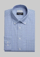 Men's Traveler Collection Traditional Fit Glenn Plaid Dress Shirt at Jos. A. Bank, Blue, X