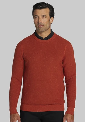 Men's Jos. A. Bank Donegal Waffle Crew Neck Sweater at Bank,