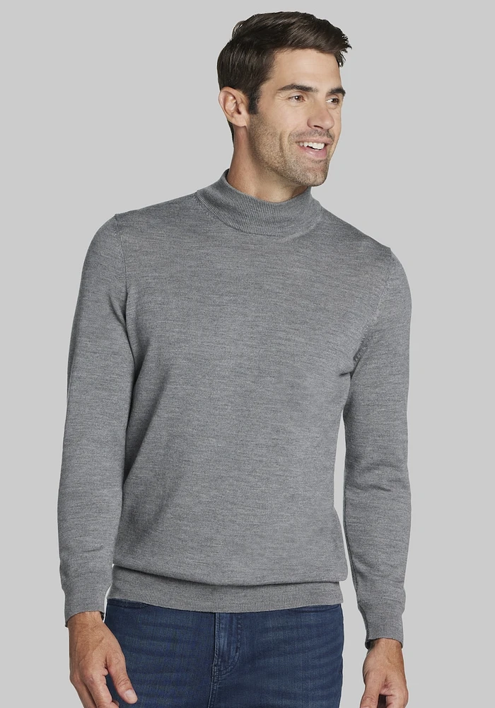 Men's Jos. A Bank Merino Wool Mock Neck Sweater at A. Bank,