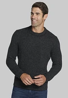 Men's Jos. A. Bank Tailored Fit Tonal Stripe Crew Neck Sweater at Bank,