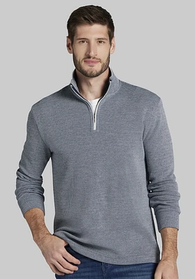 Men's Jos A Bank Jacquard 1/4 Zip Pullover at Jos. A. Bank,