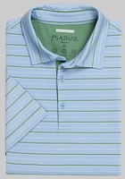 Men's Traveler Collection Traditional Fit Stripe Performance Polo at Jos. A. Bank, - Shirts