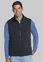 Men's Reserve Collection Tailored Fit Quilted Vest, Navy, Large