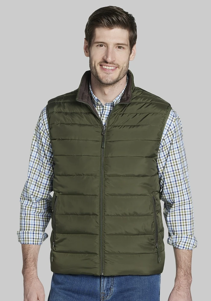 Men's Jos. A. Bank Reversible Padded Vest at Bank, - Outerwear