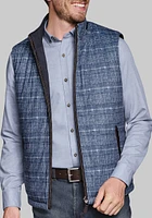 Men's Johnston & Murphy Tailored Fit Reversible Vest at Jos. A. Bank, Blue/Navy, - Outerwear