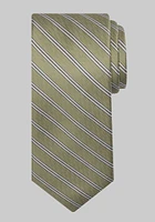 JoS. A. Bank Men's Mini Chevron Stripe Tie, Green, One Size