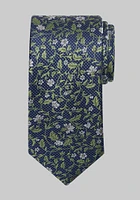 JoS. A. Bank Men's Traveler Collection Floral Foliage Tie - Long, Green, LONG