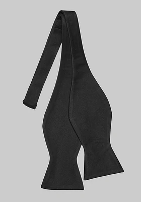 JoS. A. Bank Men's Self-Tie Silk Bow Tie, Black, One Size