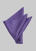 JoS. A. Bank Men's Solid Silk Pocket Square, Purple, One Size
