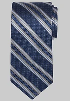 Men's Reserve Collection Textured Stripe Tie, Navy, One Size