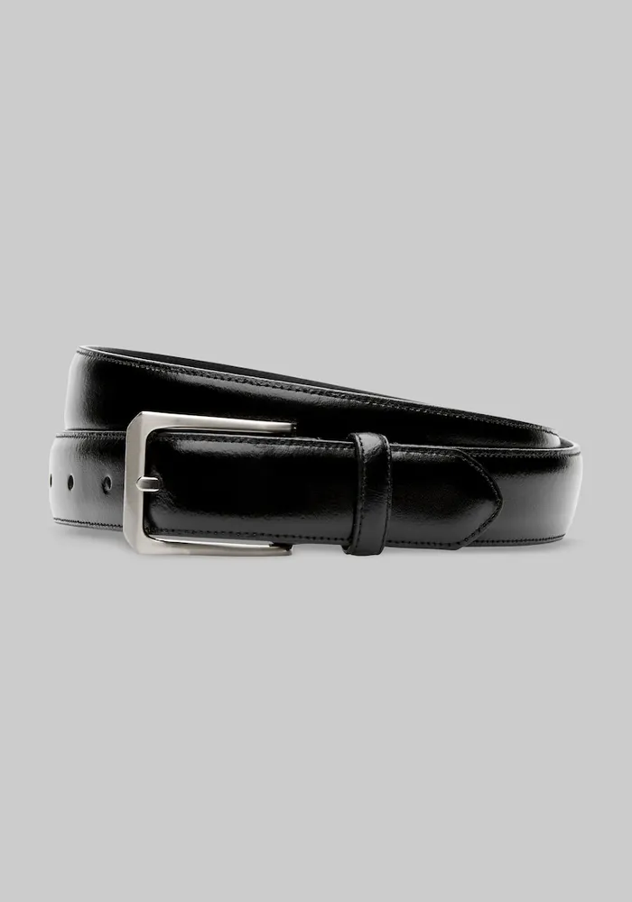 Men's Jos. A. Bank Glazed Leather Belt at Bank,