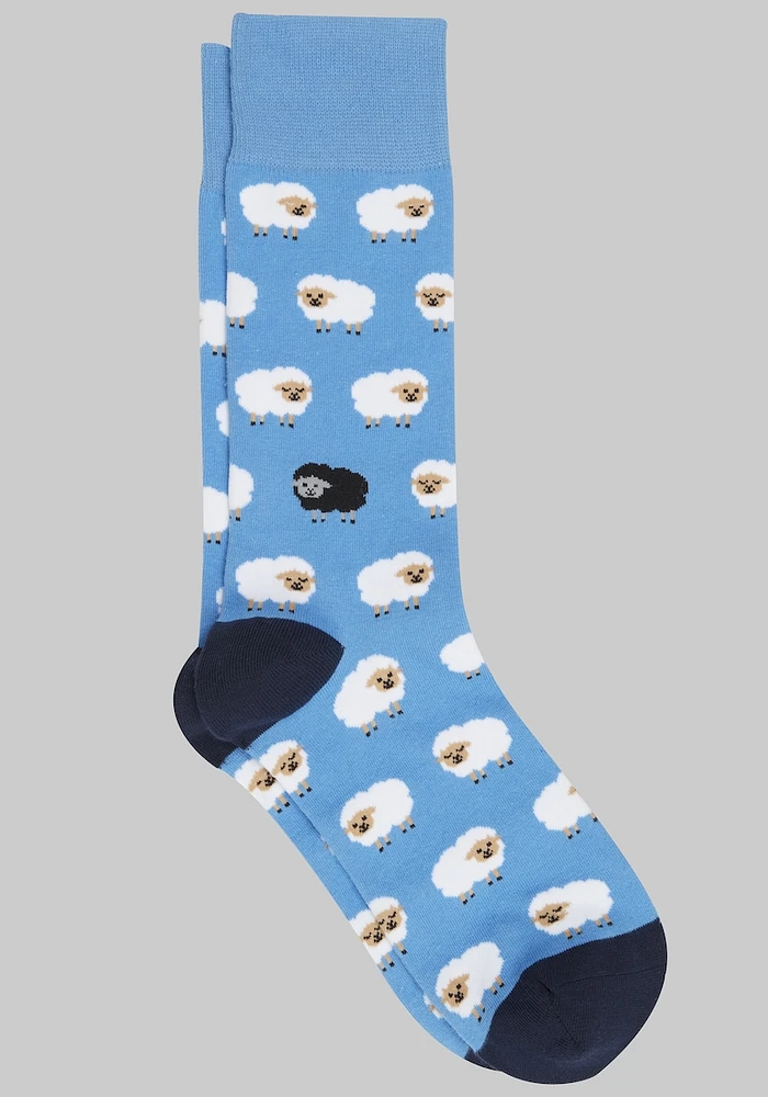 Men's Black Sheep Socks, Marina, Mid Calf