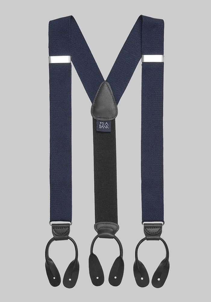 Men's Oxford Brace Suspenders, Navy