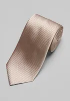 JoS. A. Bank Men's Traveler Collection Solid Tie, Ivory, One Size