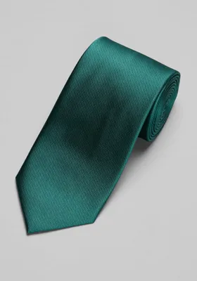 JoS. A. Bank Men's Traveler Collection Solid Tie, Juniper, One Size