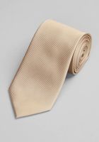 JoS. A. Bank Men's Traveler Collection Solid Tie - Long, Champagne, LONG