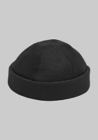 Men's Jos. A. Bank Tweed Herringbone Watch Cap at Jos. A. Bank, Black, Size Large