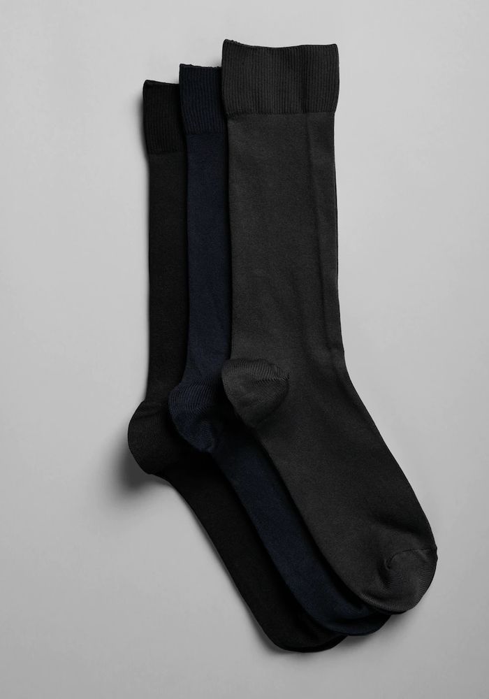 JoS. A. Bank Men's Dress Socks, 3-Pack, Multi, Mid Calf
