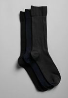 JoS. A. Bank Men's Dress Socks, 3-Pack, Multi, Mid Calf