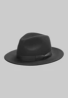 Men's Wool Felt Safari Hat, Black, Large/X Large