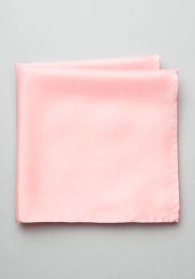 JoS. A. Bank Men's Silk Pocket Square, Pink, One Size