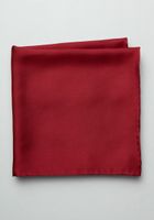 Men's Silk Pocket Square, Wine, One Size