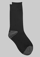 Men's Merino Wool Blend Socks, Black, Mid Calf