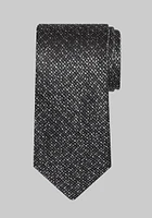 Men's Reserve Collection Speckled Neat Tie, Black, One Size