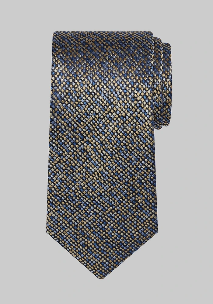 Men's Reserve Collection Speckled Neat Tie, Gold, One Size