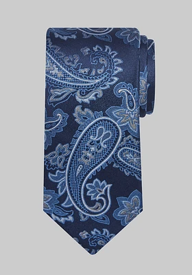 Men's Reserve Collection Floral Leaf Paisley Tie, Blue, One Size