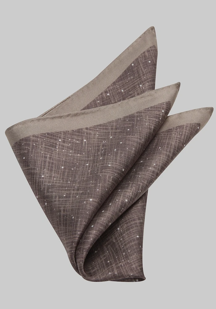 Men's Jos. A. Bank Abstract Pocket Square at Jos. A. Bank, Grey, Size One