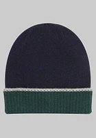 Men's Two Toned Beanie, Green, One Size