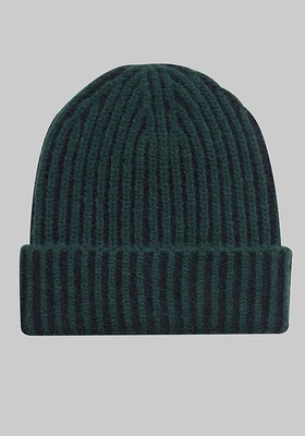 Men's Plated Beanie, Green, One Size