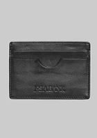 Men's Jos. A. Bank Compact Leather Card Case at Jos. A. Bank, Black, Size One