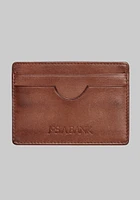 Men's Jos. A. Bank Compact Leather Card Case at Jos. A. Bank, Tan, Size One