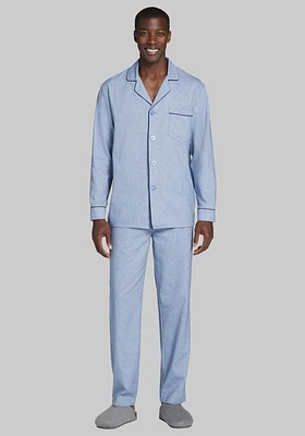 Men's Jos. A. Bank Flannel Pajama Set at Bank, Blue,