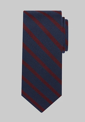 Men's Repp Stripe Tie, Red, One Size