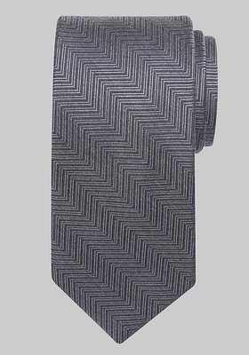 Men's Traveler Collection Chevron Stripe Tie, Charcoal, One Size