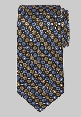 Men's Traveler Collection Floral Stripe Tie, Brown, One Size